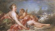 Francois Boucher, Cupid Offering Venus the Golden Apple